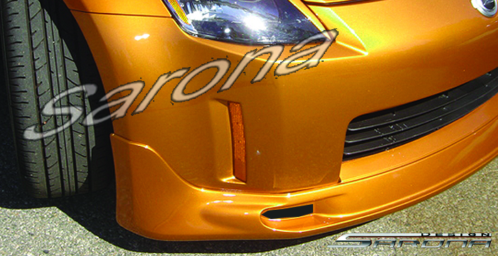 Custom Nissan 350Z  Coupe Front Add-on Lip (2003 - 2006) - $320.00 (Part #NS-011-FA)